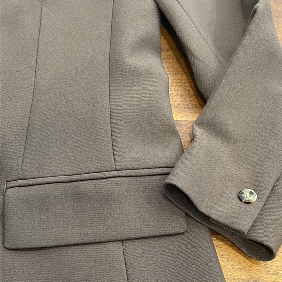 Club Monaco Taupe Double-Breasted Blazer Jacket business casual sz 6 - Picture 4 of 11